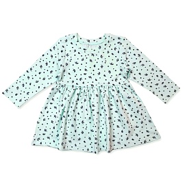 Платье (длинные рукава). Кулирка (95% хлопок, 5% лайкра)