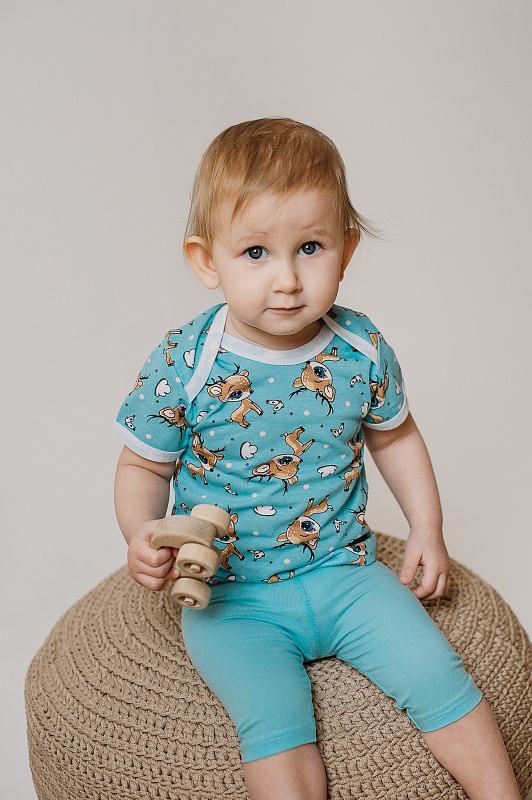 Рубашечка (короткие рукава). Кулирка (100% хлопок), Арт. РТСККп