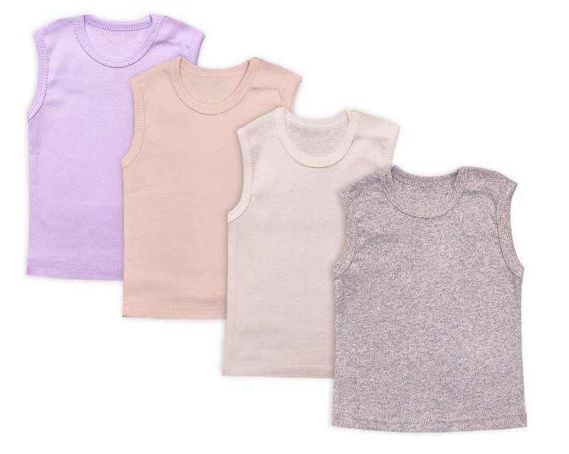 Майка (кнопки). Рибана (100% хлопок), Арт. МКРг_Розовый