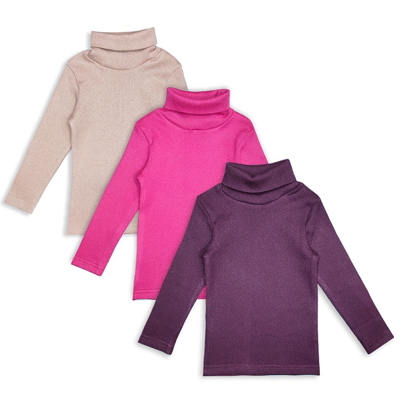 Водолазка. Кашкорсе с начесом (95% хлопок, 5% лайкра), Арт. ВКн_Сливовый