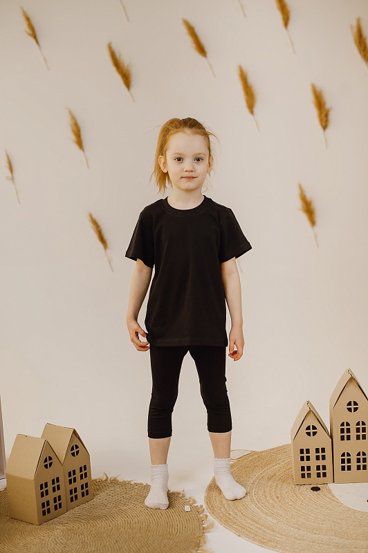 Футболка. Кулирка / черная (100% хлопок), Арт. ФКГ_Черный