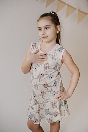 Платье (лампасы). Кулирка (100% хлопок)