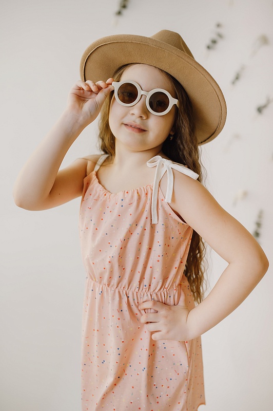 Сарафан (бретельки-завязки). Кулирка (100% хлопок), Арт. С9Кр