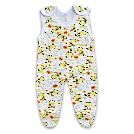 Ползунки высокие (кнопки). Футер с начёсом (100% хлопок)